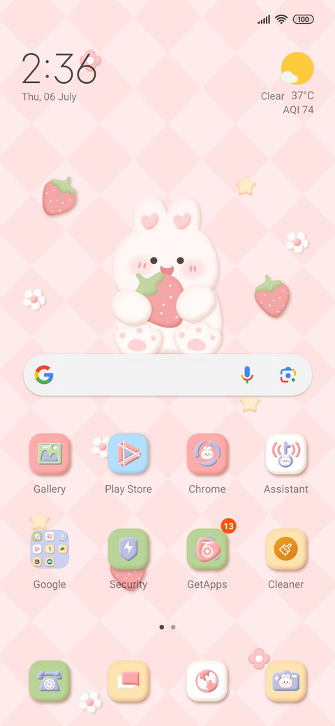 Creamy Cute Bunny screenshot