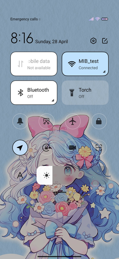 Blue girl screenshot