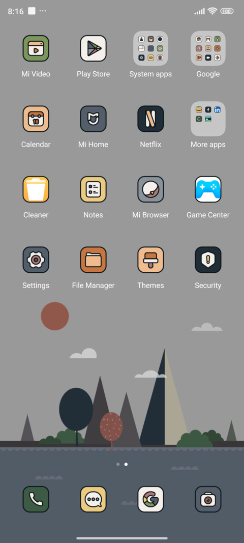 Geometric Scenery screenshot