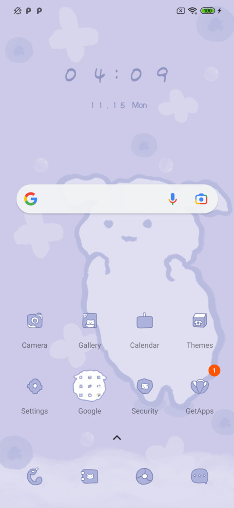 Purple cute screenshot