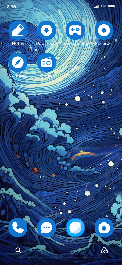 Night Sky Coastal screenshot