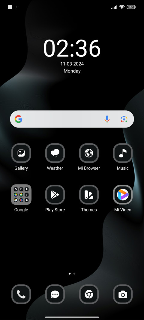 Grey Waves screenshot