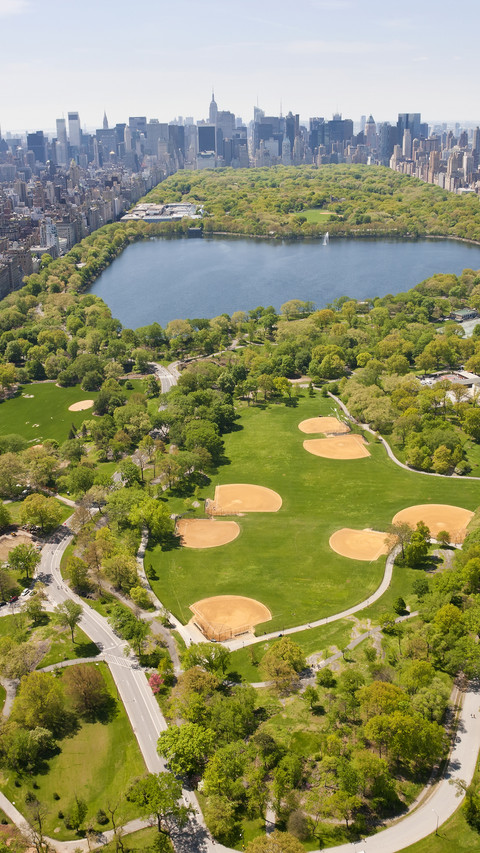 Aerial view central park manhattan new york usa screenshot
