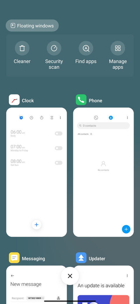 Minimal UI screenshot