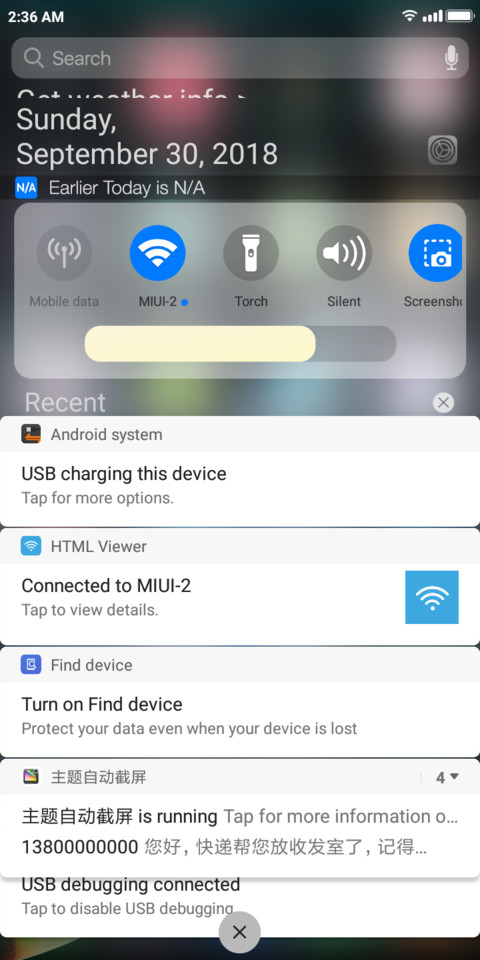 iOS SF Theme V10 screenshot