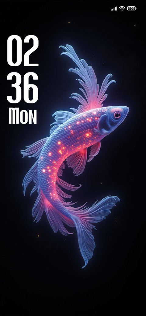 Glowing Fish screenshot