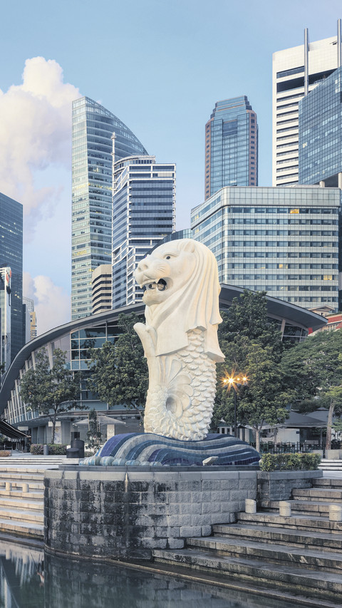 Merlion Fountain in Singapore screenshot