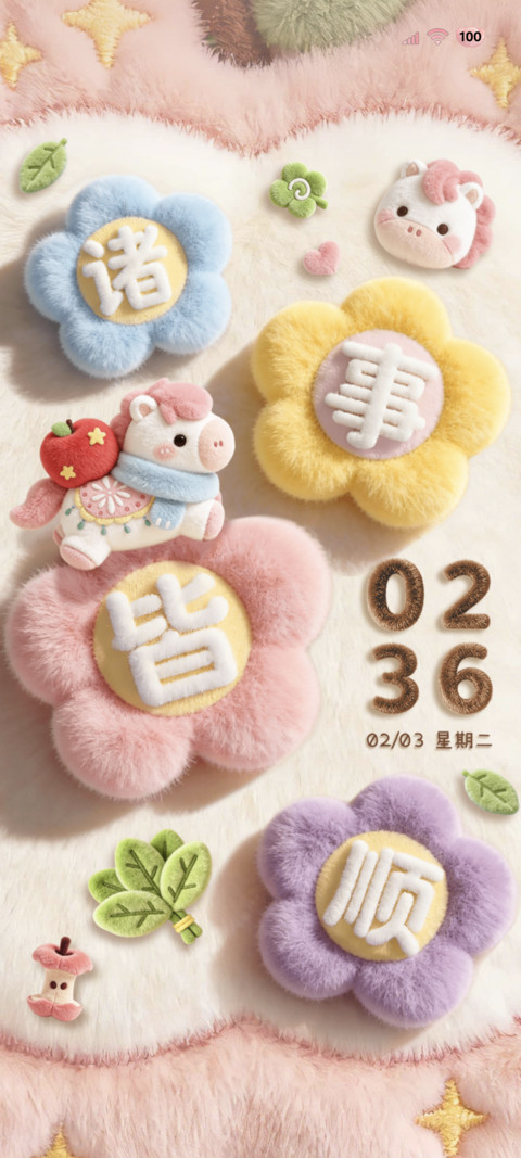 毛绒小马祝你有钱花 screenshot