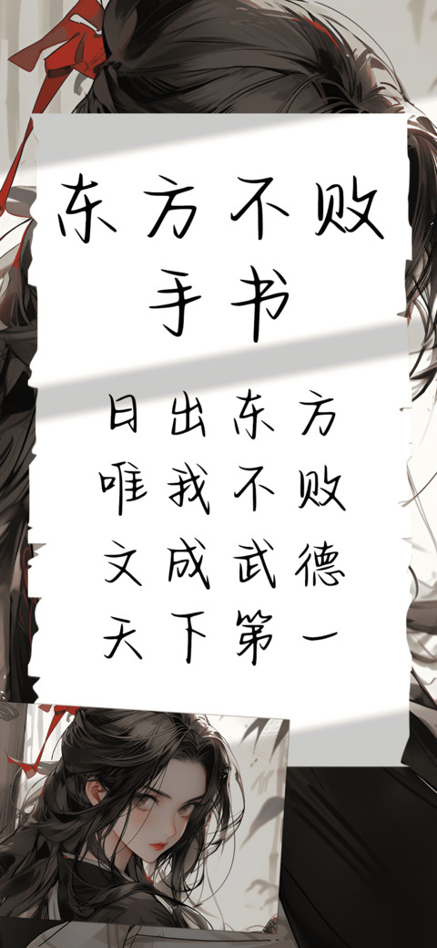 东方不败手书 screenshot