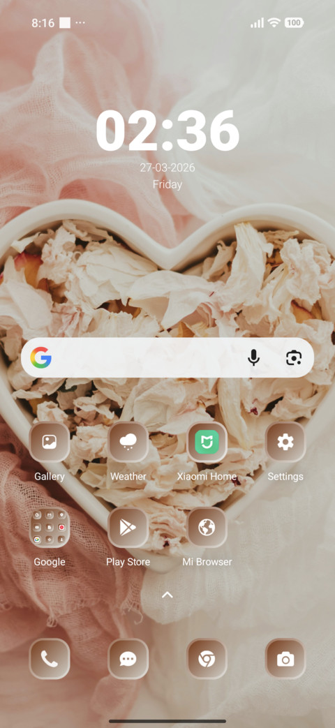 Pink and White screenshot