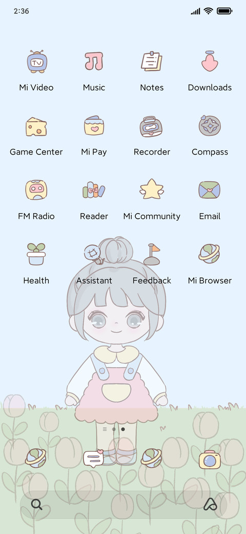 Photo with tulips screenshot