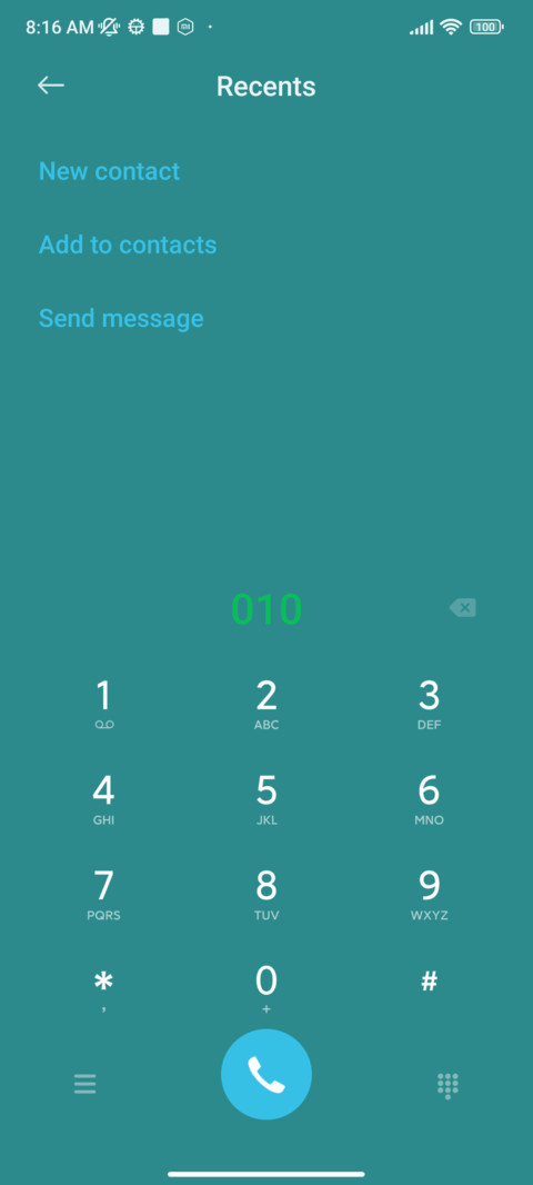Cyan Realm Blank screenshot