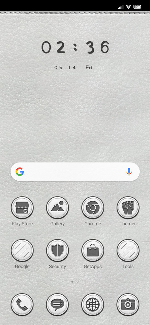 White Leather screenshot