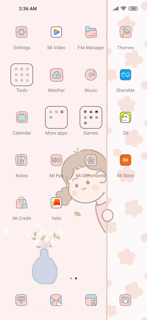 Playful flower screenshot