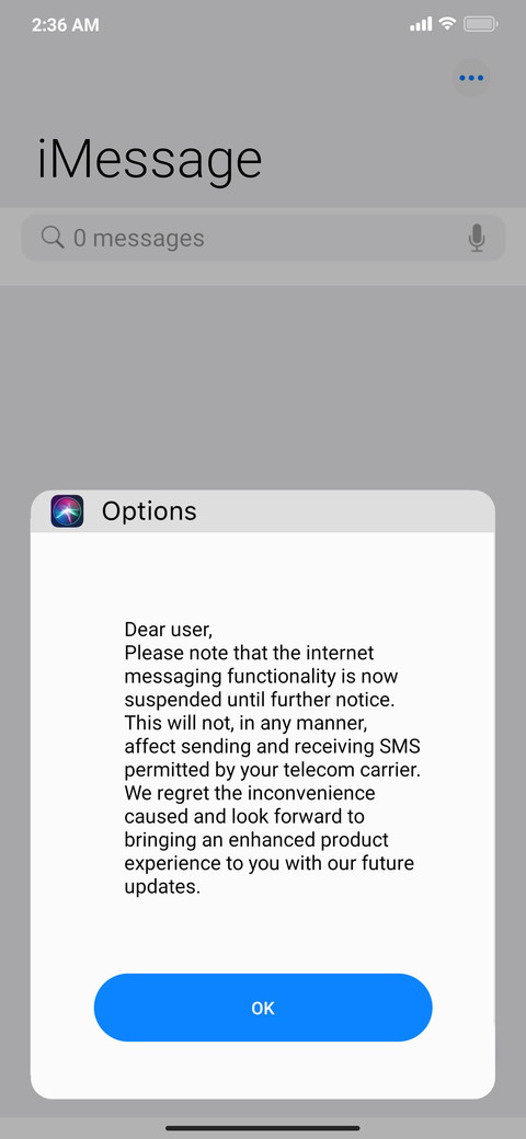 iOX 15 screenshot