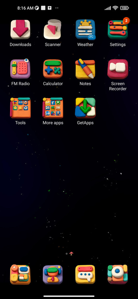 Clay ControlCenter screenshot