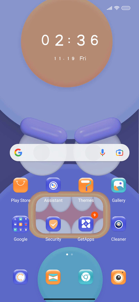 Monster face screenshot