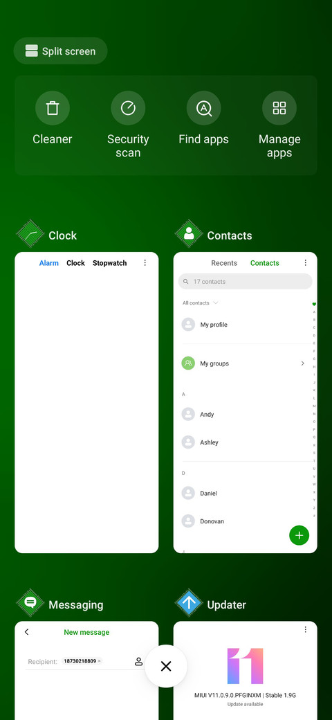 Green Abstract Pattern_3MDS screenshot