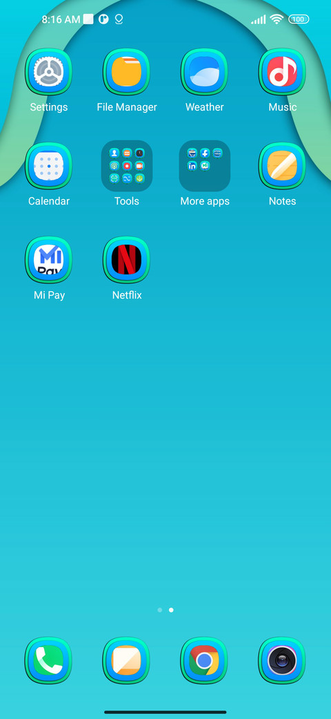 New Style Clock screenshot