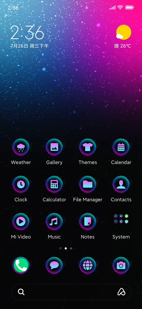 3D Style Clock screenshot