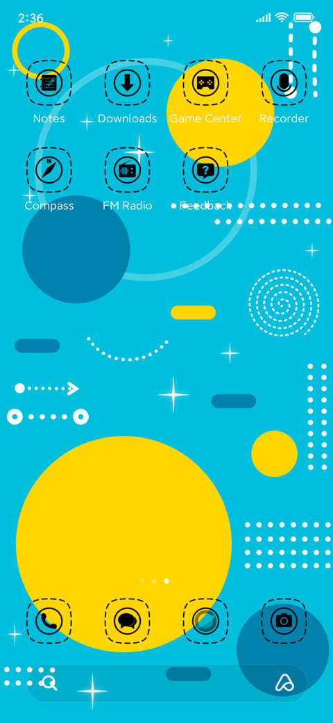 Geometric cosmic screenshot