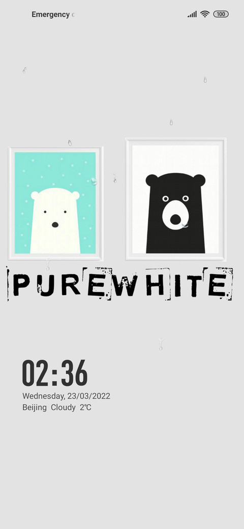 Pure White TT screenshot