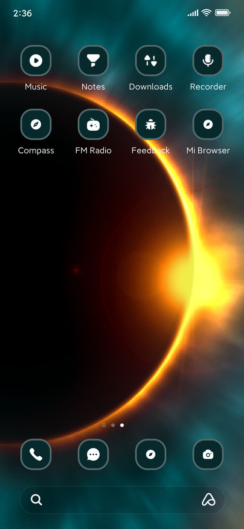 Eclipse screenshot