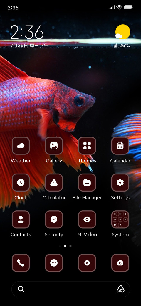 Fish screenshot