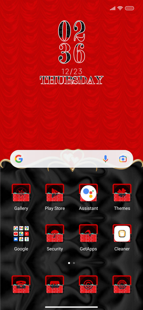Black And Red screenshot