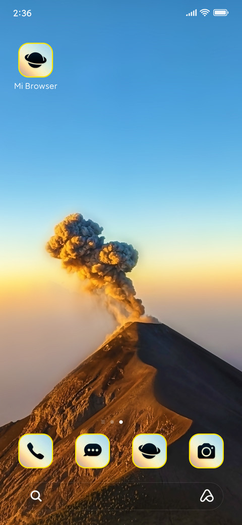 volcano smoke screenshot