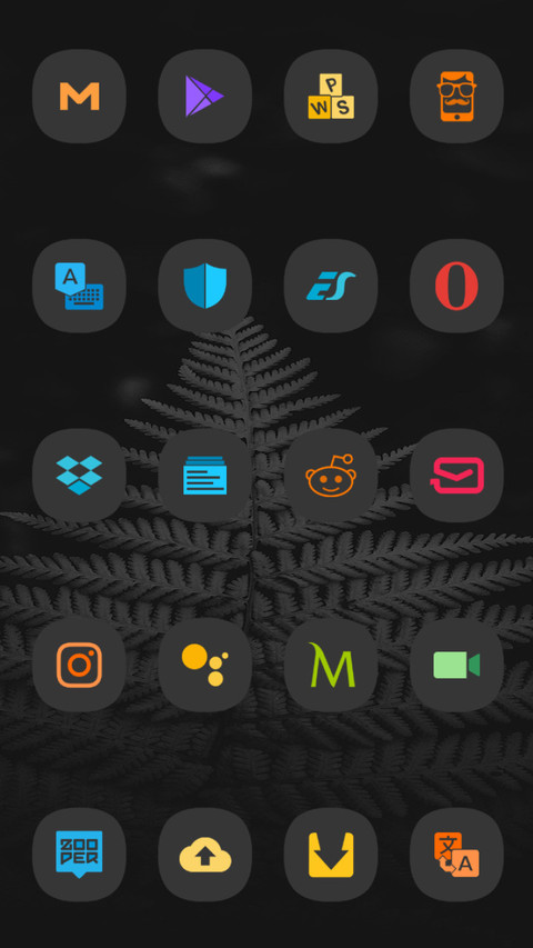 OneUi Dark v10 screenshot