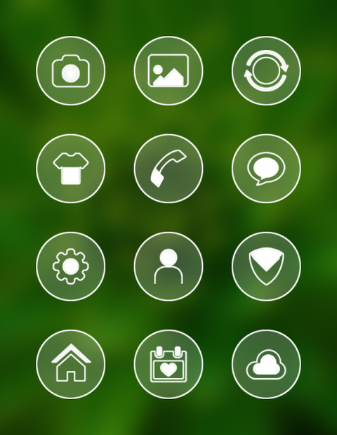Simple green screenshot