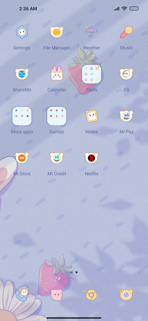 Cute snack picnic screenshot
