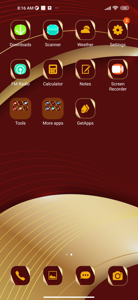 Luxury red screenshot