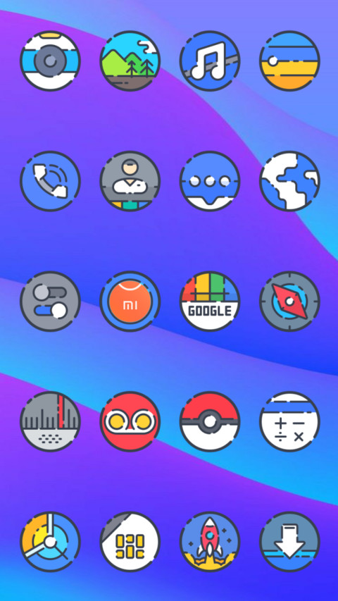 White Gradient V11 screenshot