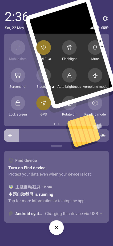 Tablet notes screenshot