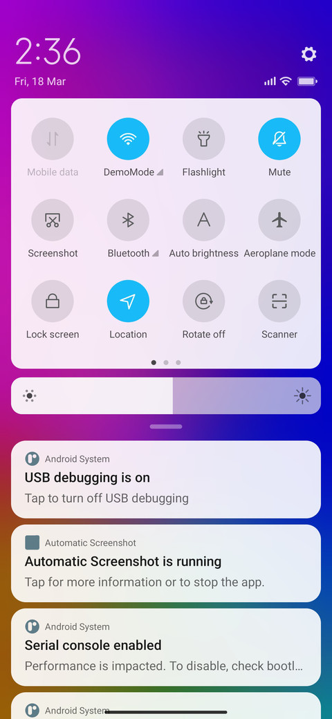 iOs quo screenshot