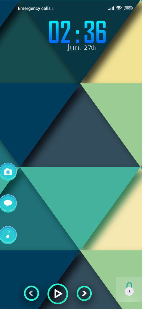 abstract triangle screenshot
