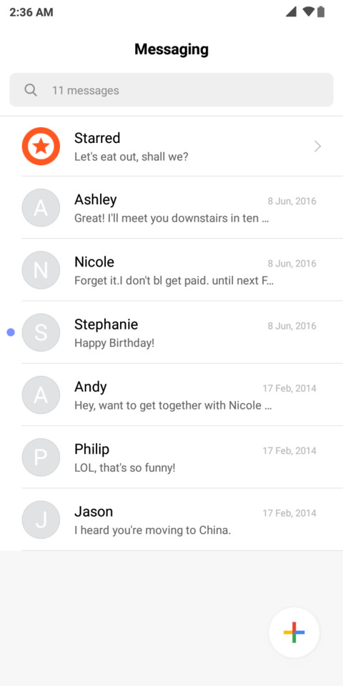AndroPie screenshot