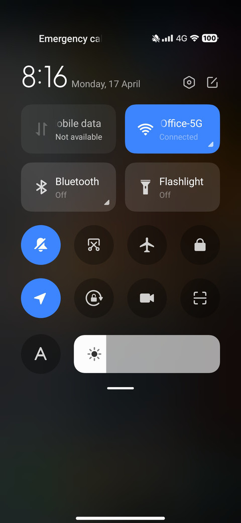 Sunset lights screenshot