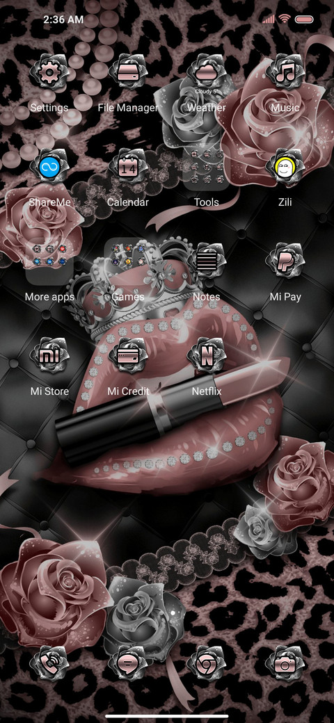 Pink shiny lips screenshot