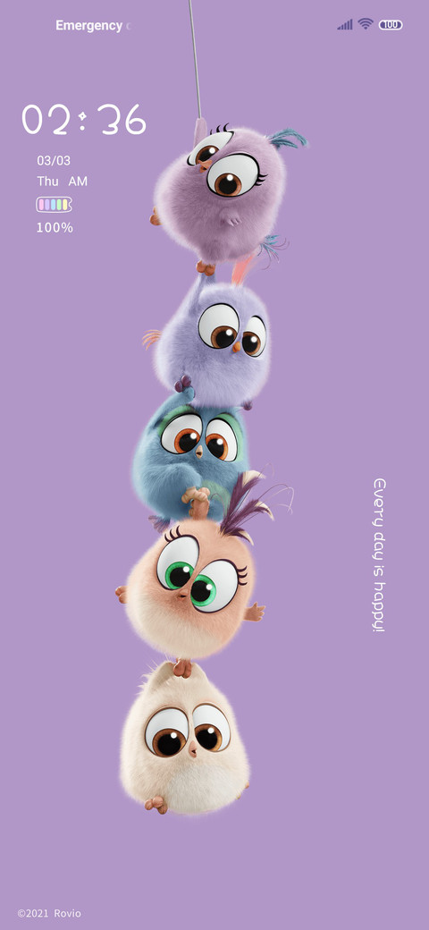 Angry bird dynamic screenshot