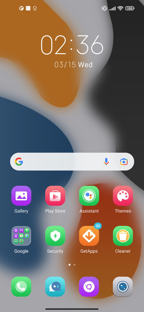 Primary color screenshot
