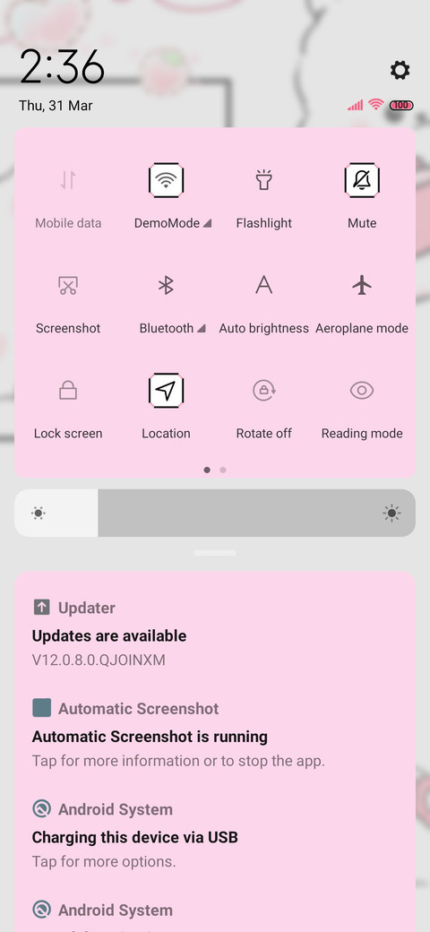 Pink comic girl screenshot
