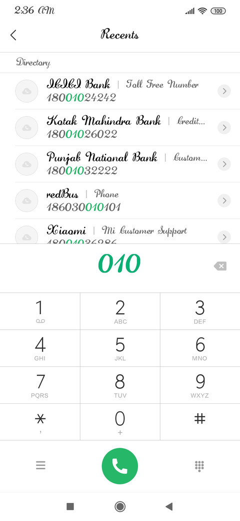 Purple Lauren Script screenshot