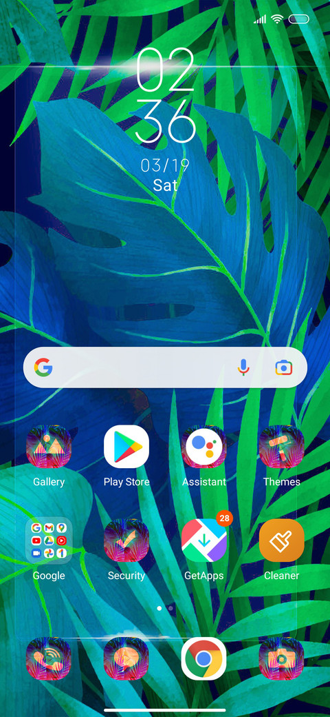Tropical D Frame screenshot