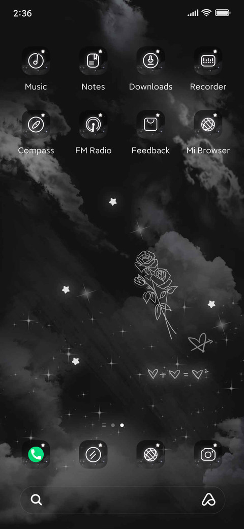 Roses billow night screenshot