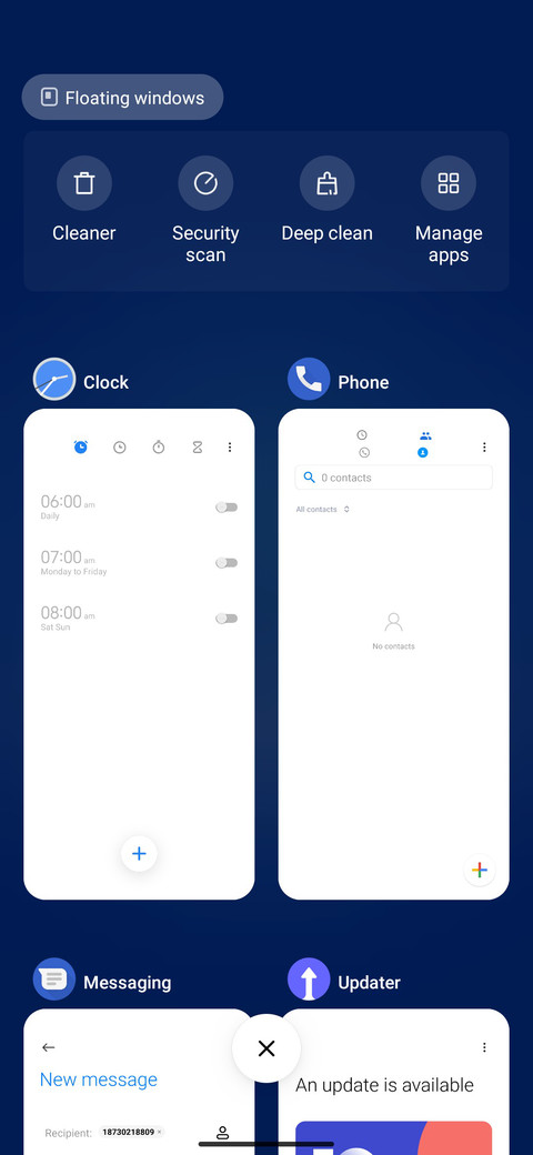 WaveOS screenshot