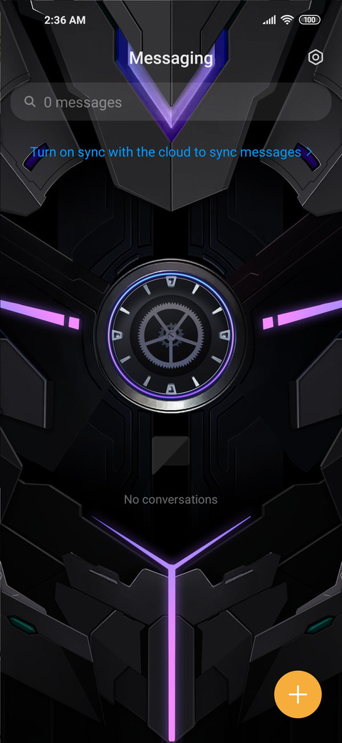 Cool black mecha screenshot