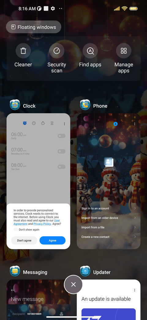 Christmas village screenshot